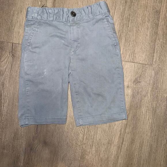 Boys Size 8 Slim Gray Uniform Pants and Shorts - Picture 4 of 5